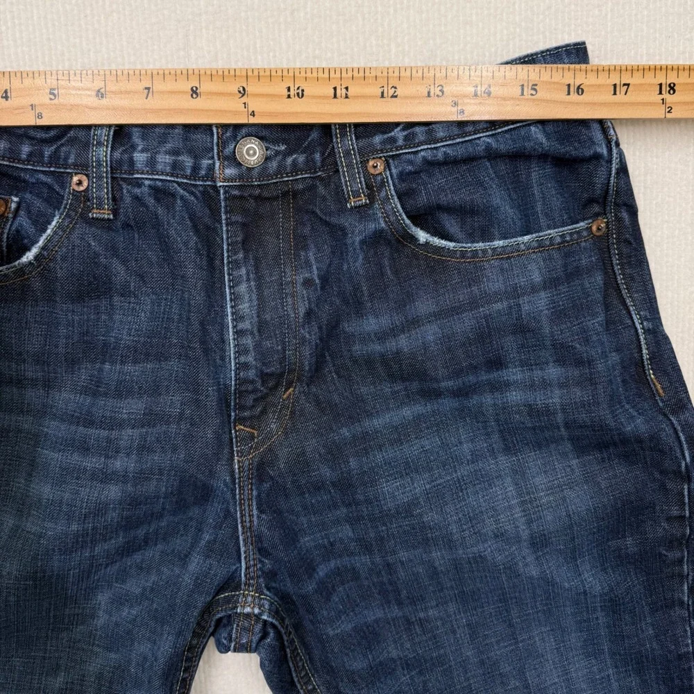 Banana Republic Y2K Bootcut Jeans Dark Wash Normcore Americana Western Men 34x32